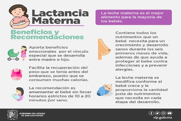 martillo Punto de referencia Caso SS difunde los beneficios de la lactancia materna – Realidad San Luis